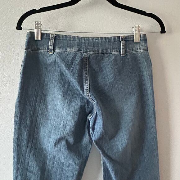 Y2K Bubblegum American Flavour Low Rise Flair Bottom Jeans Sz 3/4 - Picture 5 of 16